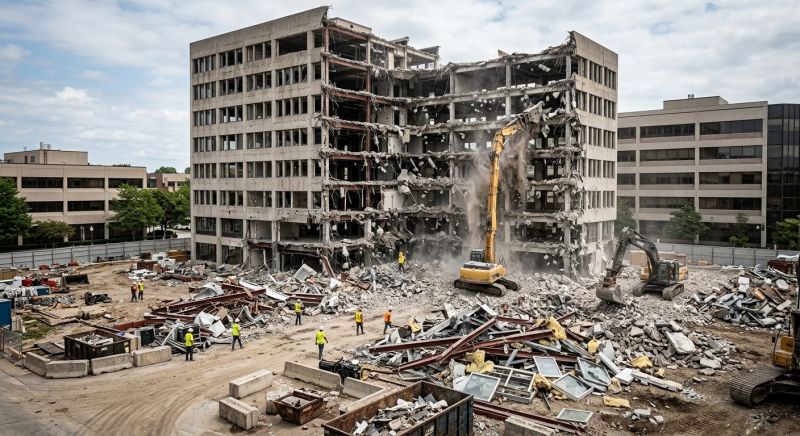 Commercial Demolition Service in Sacramento, CA